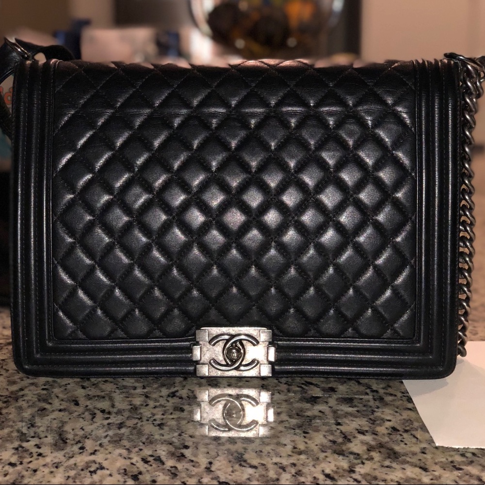 Chanel le boy bag ( Large)